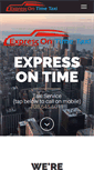 Mobile Screenshot of expressontimetaxi.com